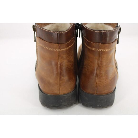 RIEKER Men's Sz 9.5US/43EU "Ron 83" Winter Boot Brown Double Zip - Picture 8 of 11
